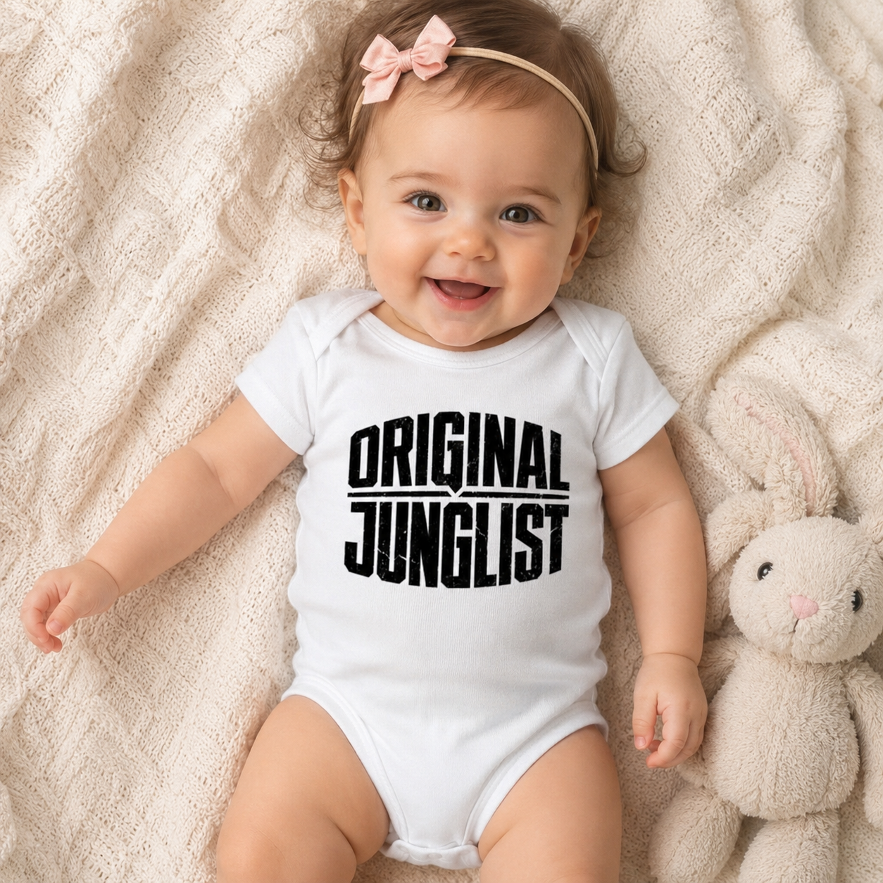 Distressed Original Junglist Baby Vest