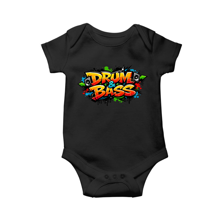 Drum & Bass Graffiti Baby Vest