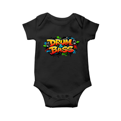 Drum & Bass Graffiti Baby Vest