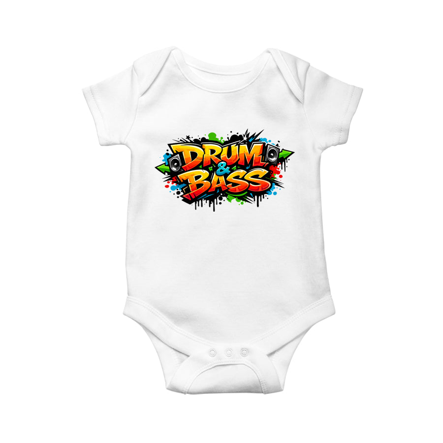 Drum & Bass Graffiti Baby Vest