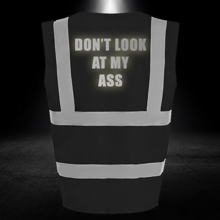 Don't Look Hi-Vis Vest (Black)