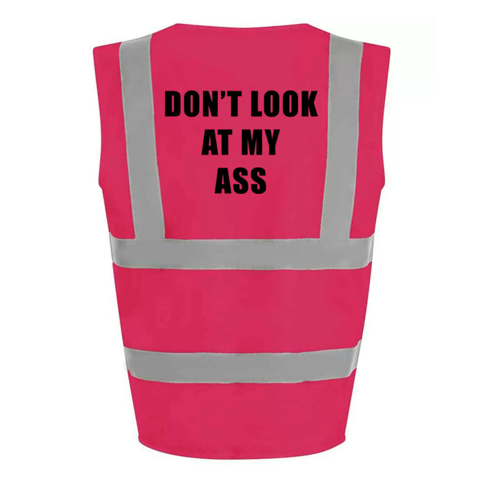 Don't Look Hi-Vis Vest (Pink)