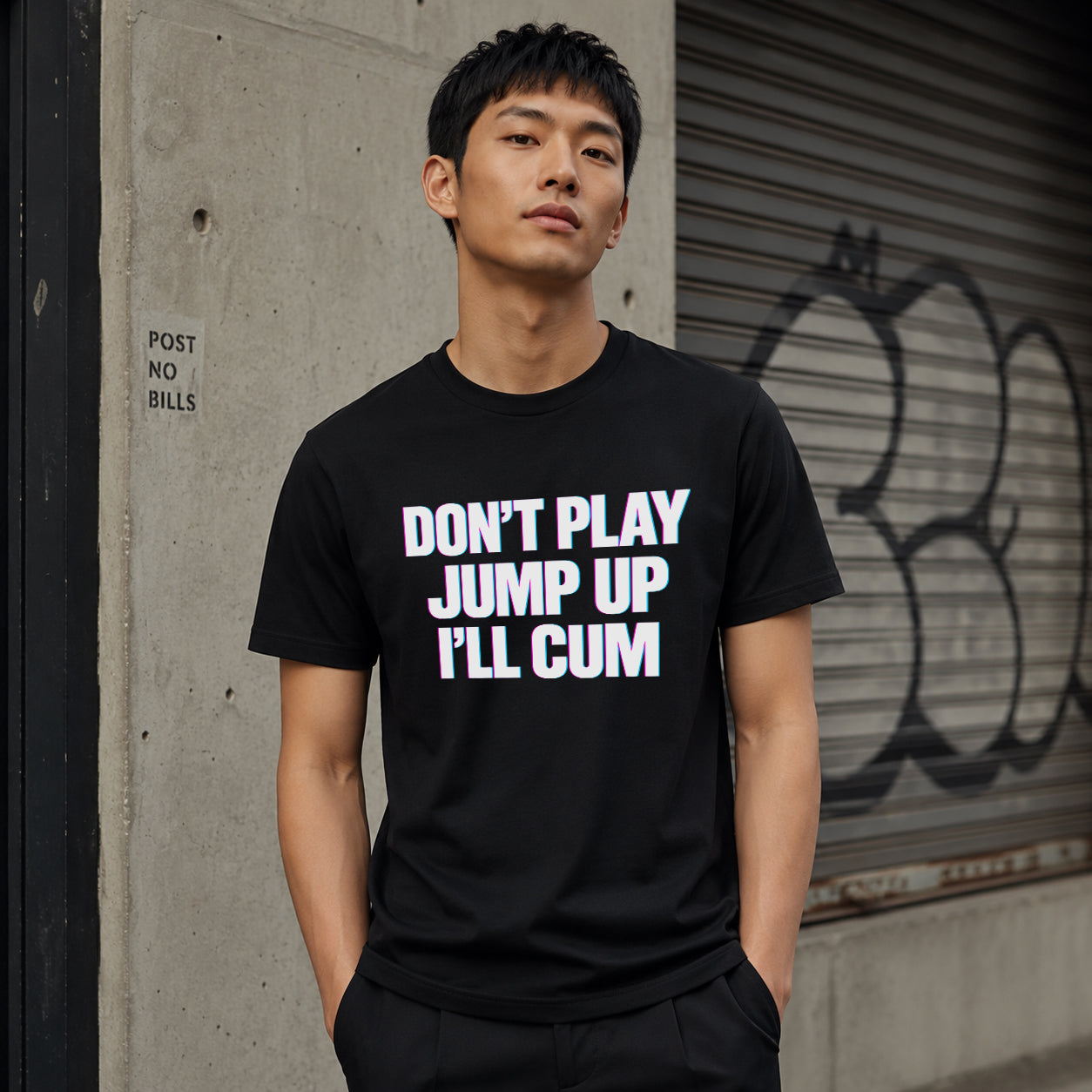 Don't Play Jump Up Organic T-Shirt