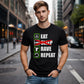 Eat, Rave, Repeat Organic T-Shirt