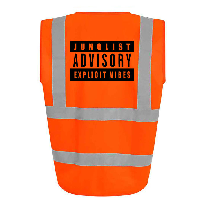 Explicit Vibes Hi-Vis Vest (Orange)