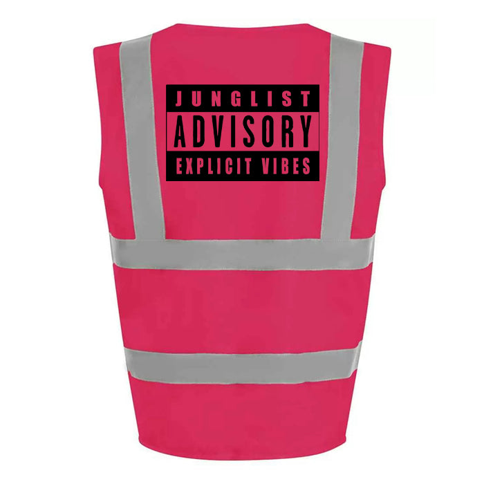 Explicit Vibes Hi-Vis Vest (Pink)