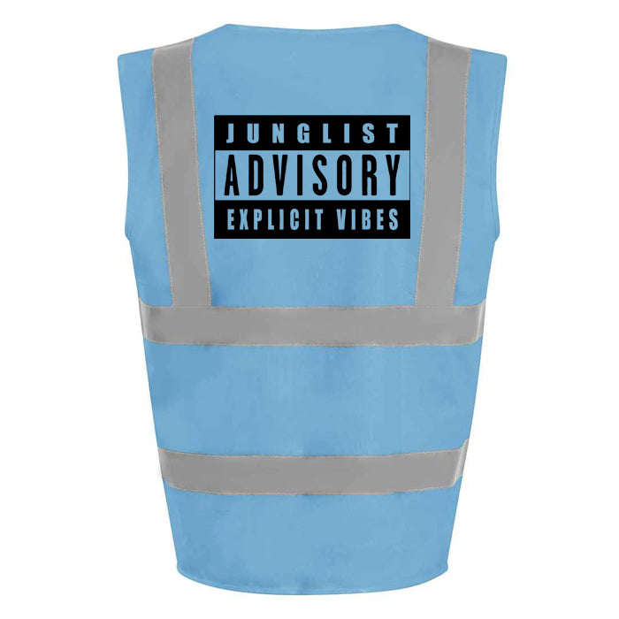 Explicit Vibes Hi-Vis Vest (Blue)