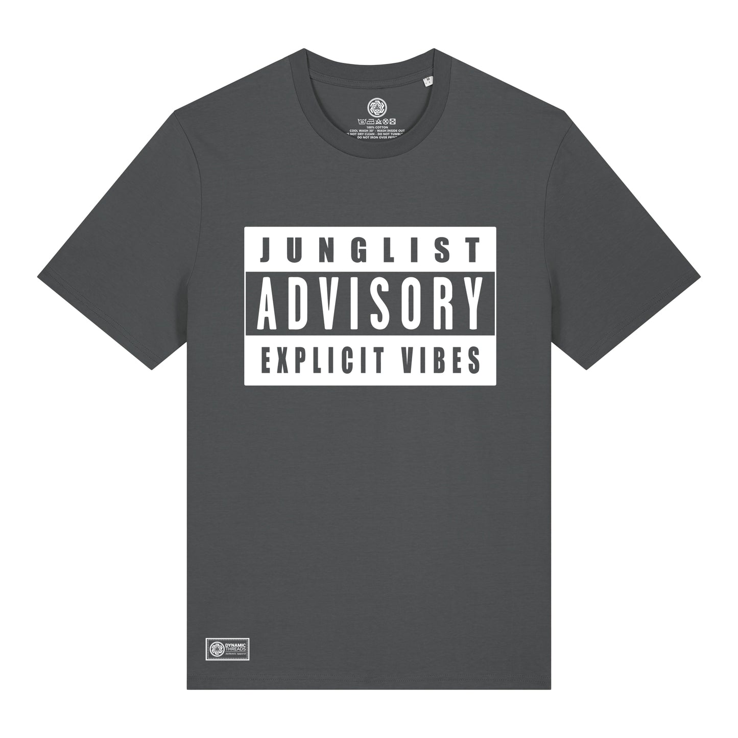 Junglist Advisory (Explicit Vibes) Organic T-Shirt
