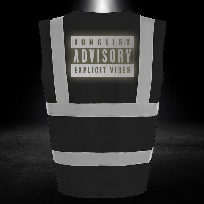 Explicit Vibes Hi-Vis Vest (Black)