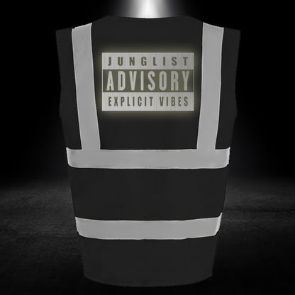 Explicit Vibes Hi-Vis Vest (Black)