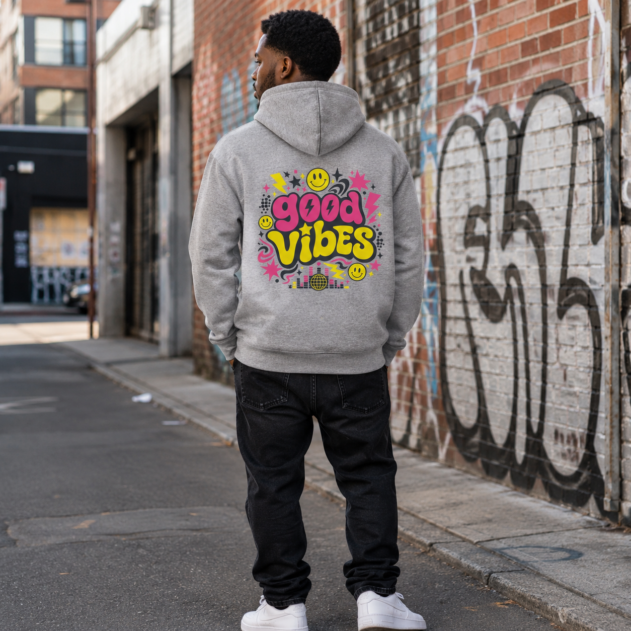 Good Vibes Premium Zip Hoodie