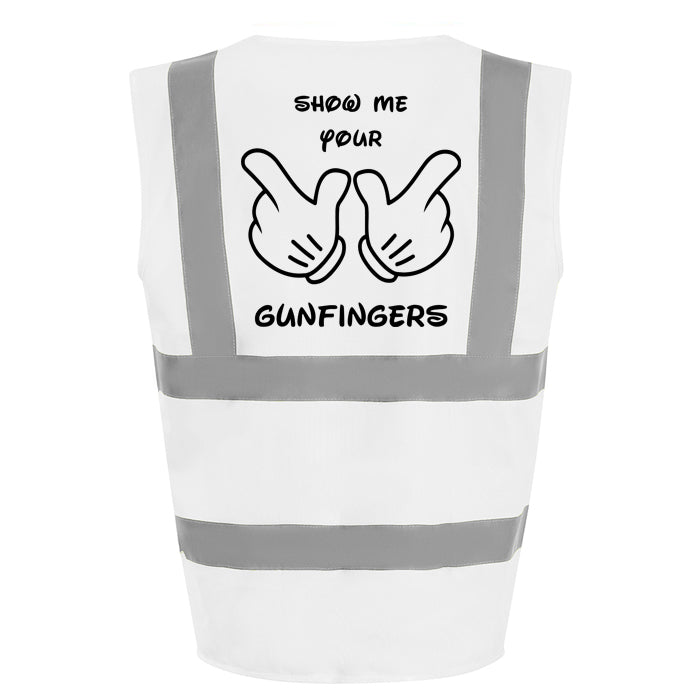 Gunfingers Hi-Vis Vest (White)