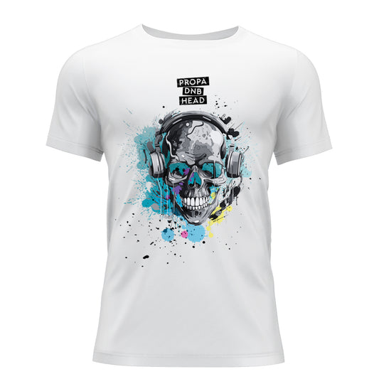 Happy DnB Skull Organic T-Shirt