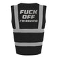 I'm Raving Hi-Vis Vest (Black)