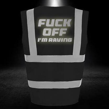 I'm Raving Hi-Vis Vest (Black)