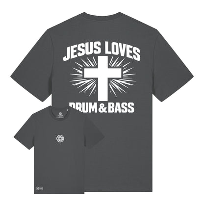 Jesus Loves Drum & Bass Organic T-Shirt