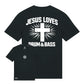 Jesus Loves Drum & Bass Organic T-Shirt