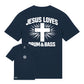 Jesus Loves Drum & Bass Organic T-Shirt