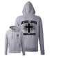 Jesus Loves Drum & Bass Premium Zip Hoodie