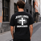 Jesus Loves Drum & Bass Organic T-Shirt