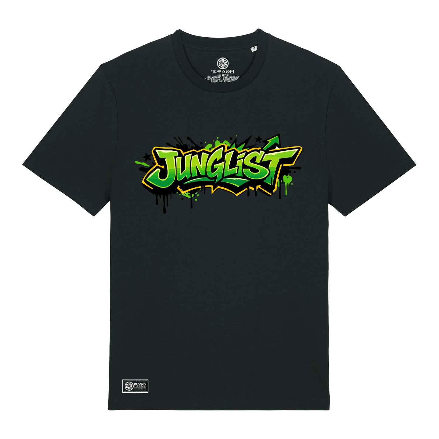 Junglist Graffiti Organic T-Shirt