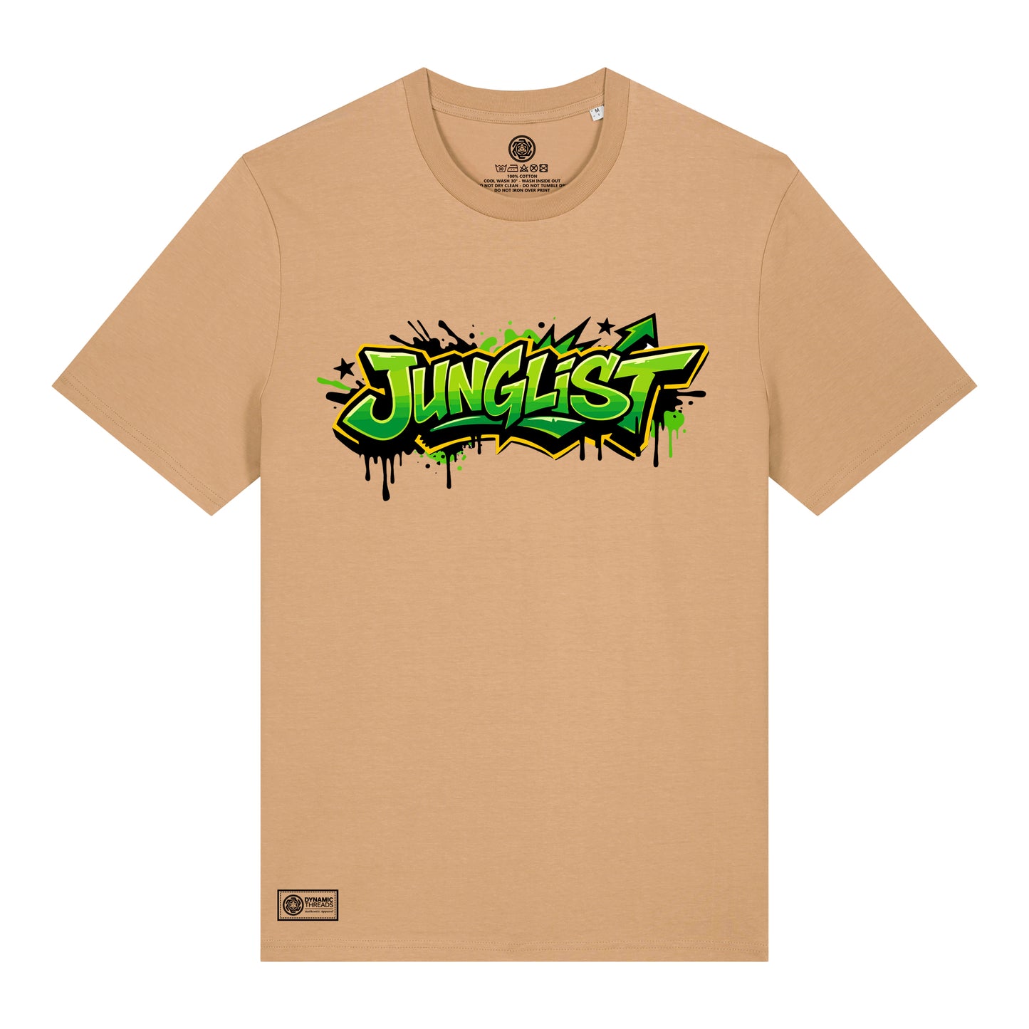 Junglist Graffiti Organic T-Shirt