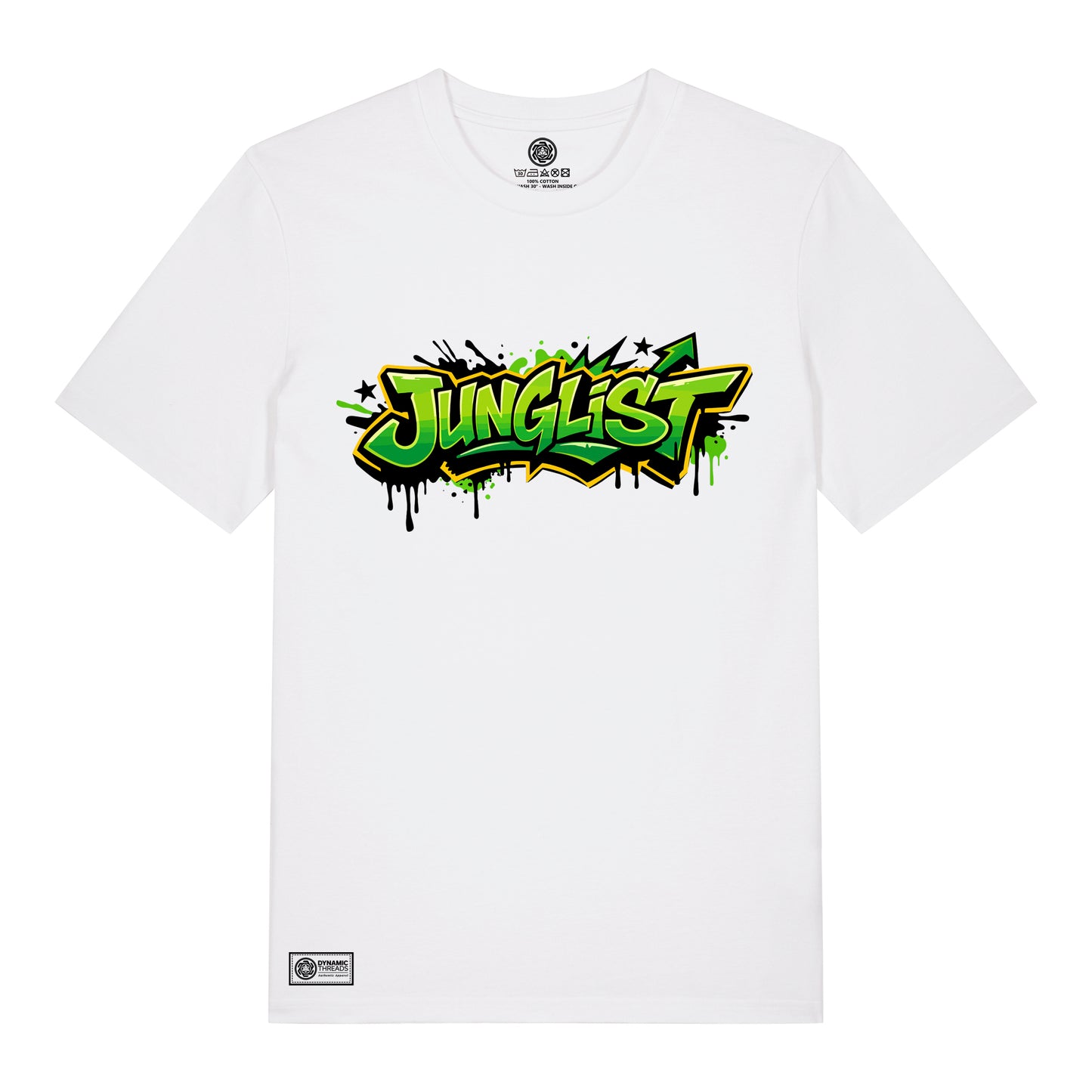 Junglist Graffiti Organic T-Shirt
