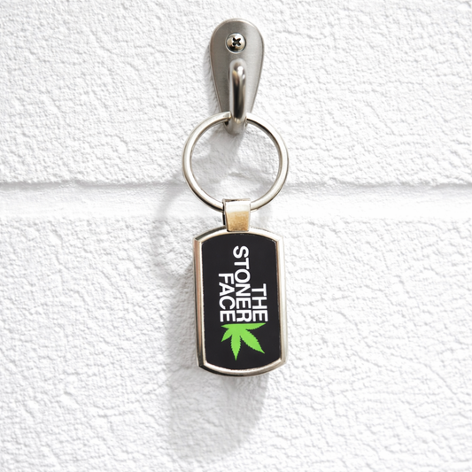 Stoner Face Keyring