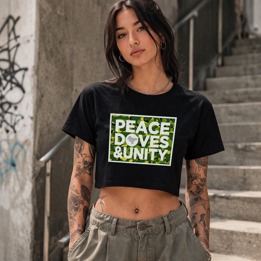 Peace, Doves & Unity Crop Top