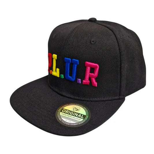 P.L.U.R Rainbow Snapback