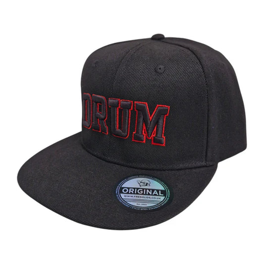 Drum Snapback - Black/Red