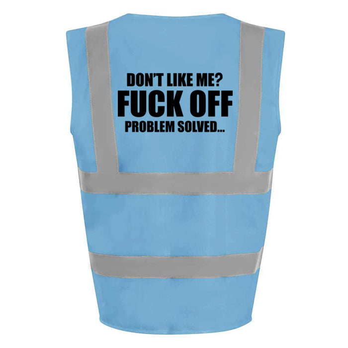 Problem Solved Hi-Vis Vest (Blue)