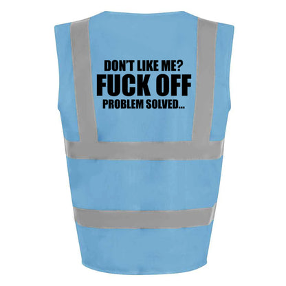 Problem Solved Hi-Vis Vest (Blue)