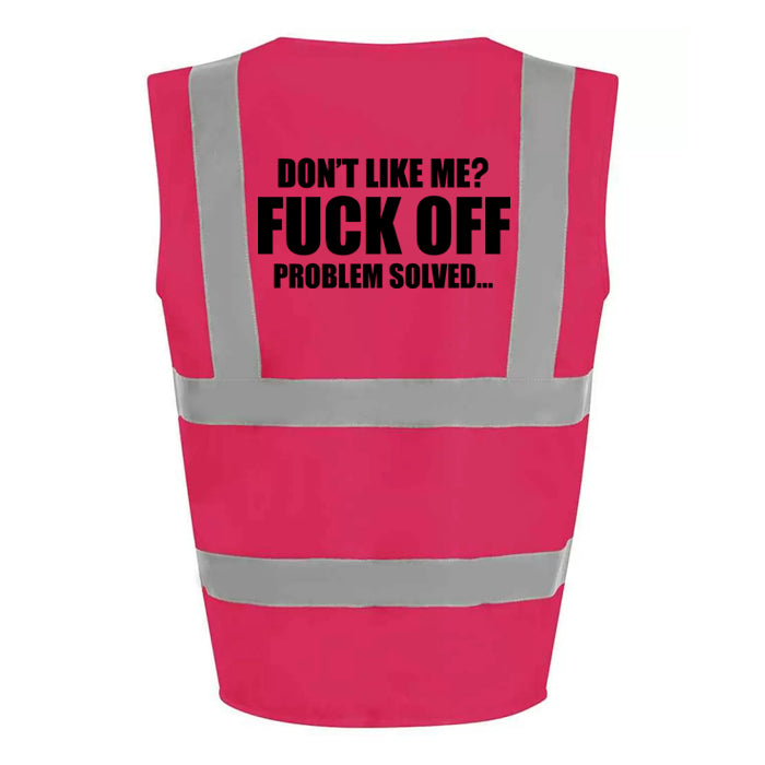 Problem Solved Hi-Vis Vest (Pink)