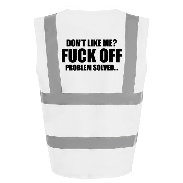 Problem Solved Hi-Vis Vest (White)