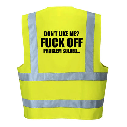 Problem Solved Hi-Vis Vest (Yellow)