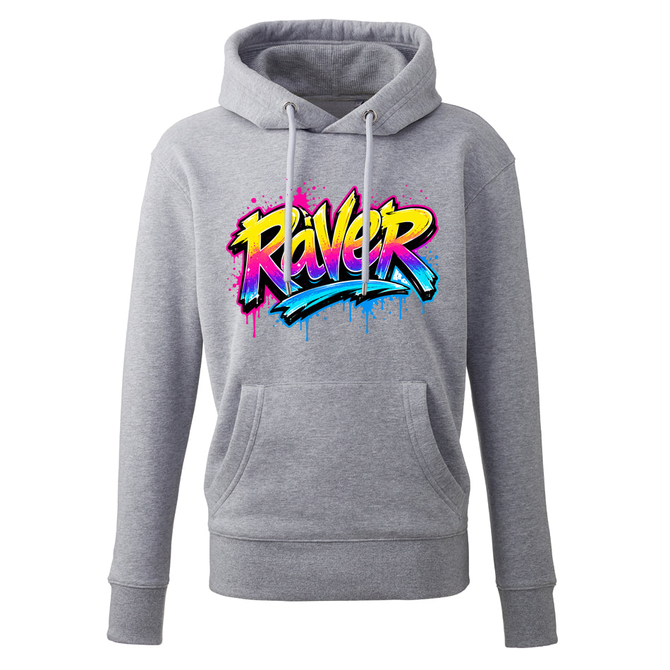Raver Graffiti Premium Hoodie