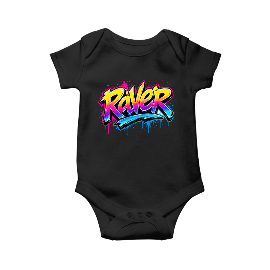 Raver Graffiti Baby Vest