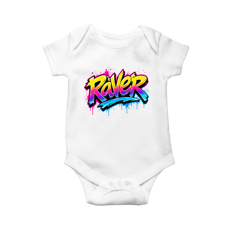Raver Graffiti Baby Vest