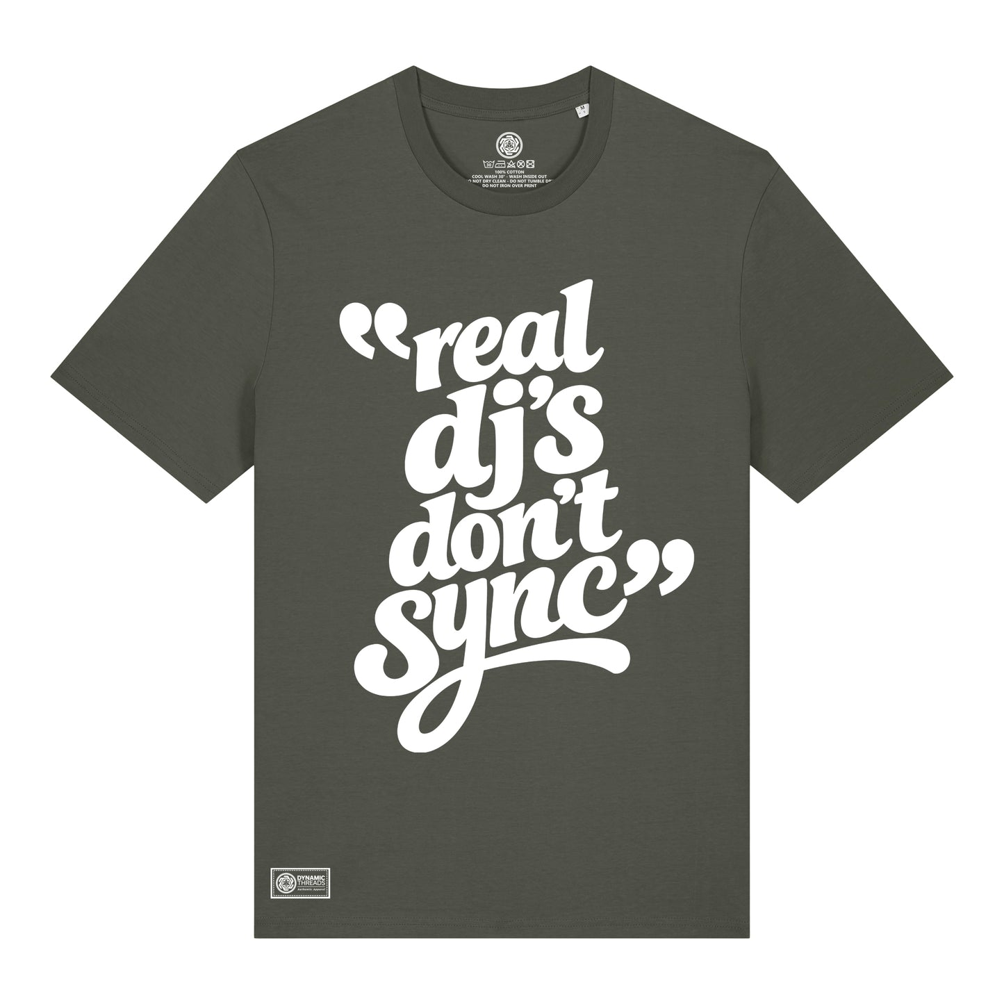 Real DJ's Don't Sync Organic T-Shirt