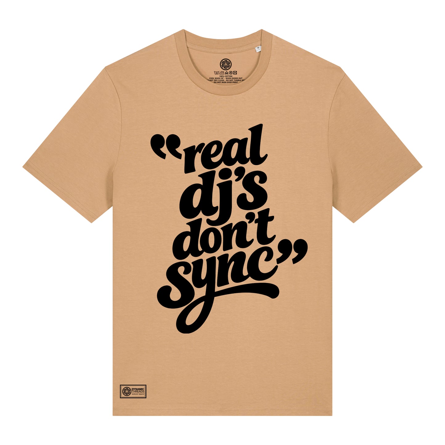 Real DJ's Don't Sync Organic T-Shirt