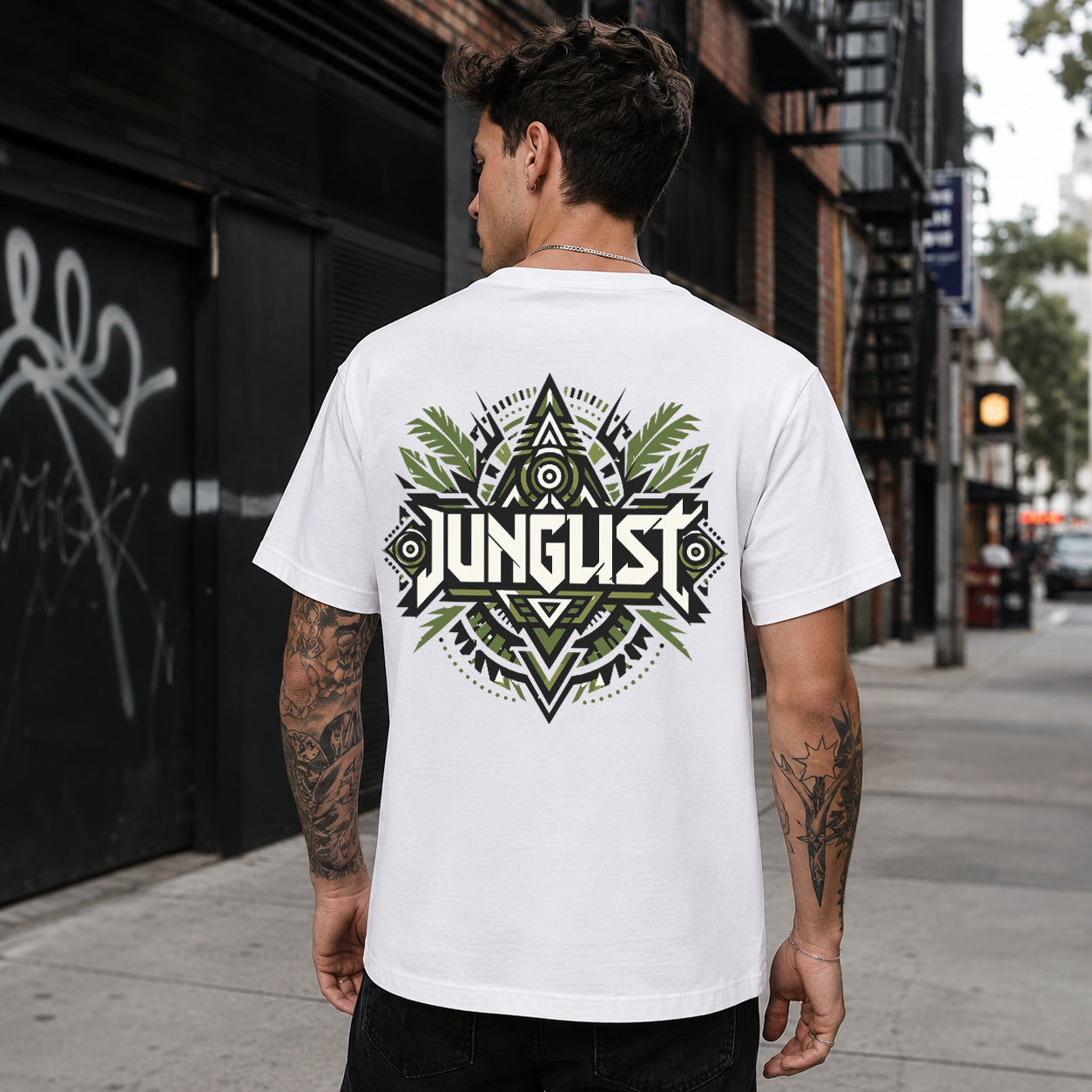 Tribal Junglist Organic T-Shirt