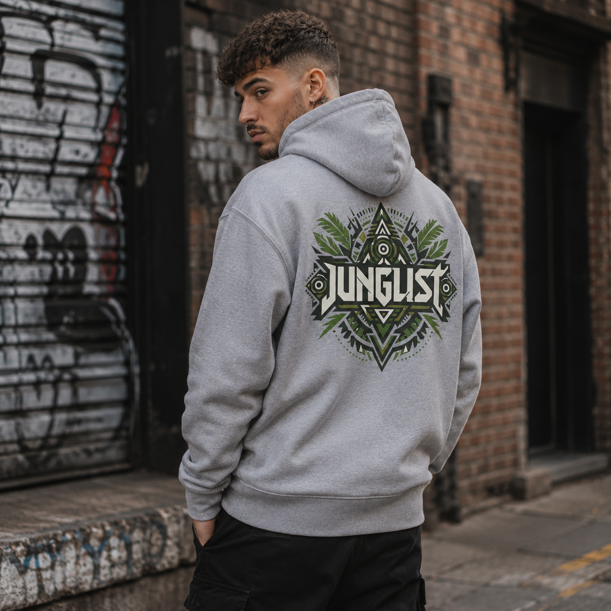 Tribal Junglist Premium Zip Hoodie