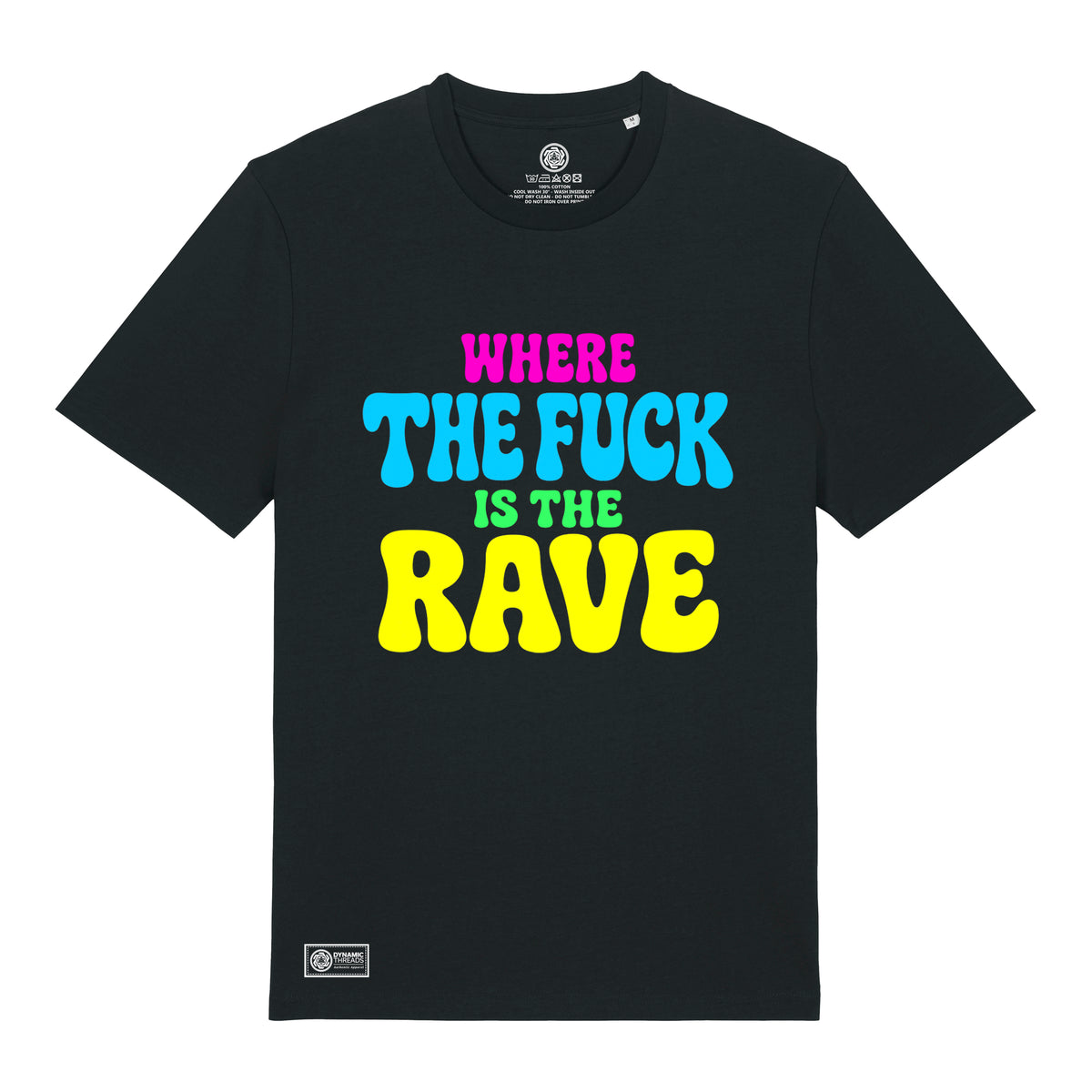 Wheres The Rave Organic T-Shirt