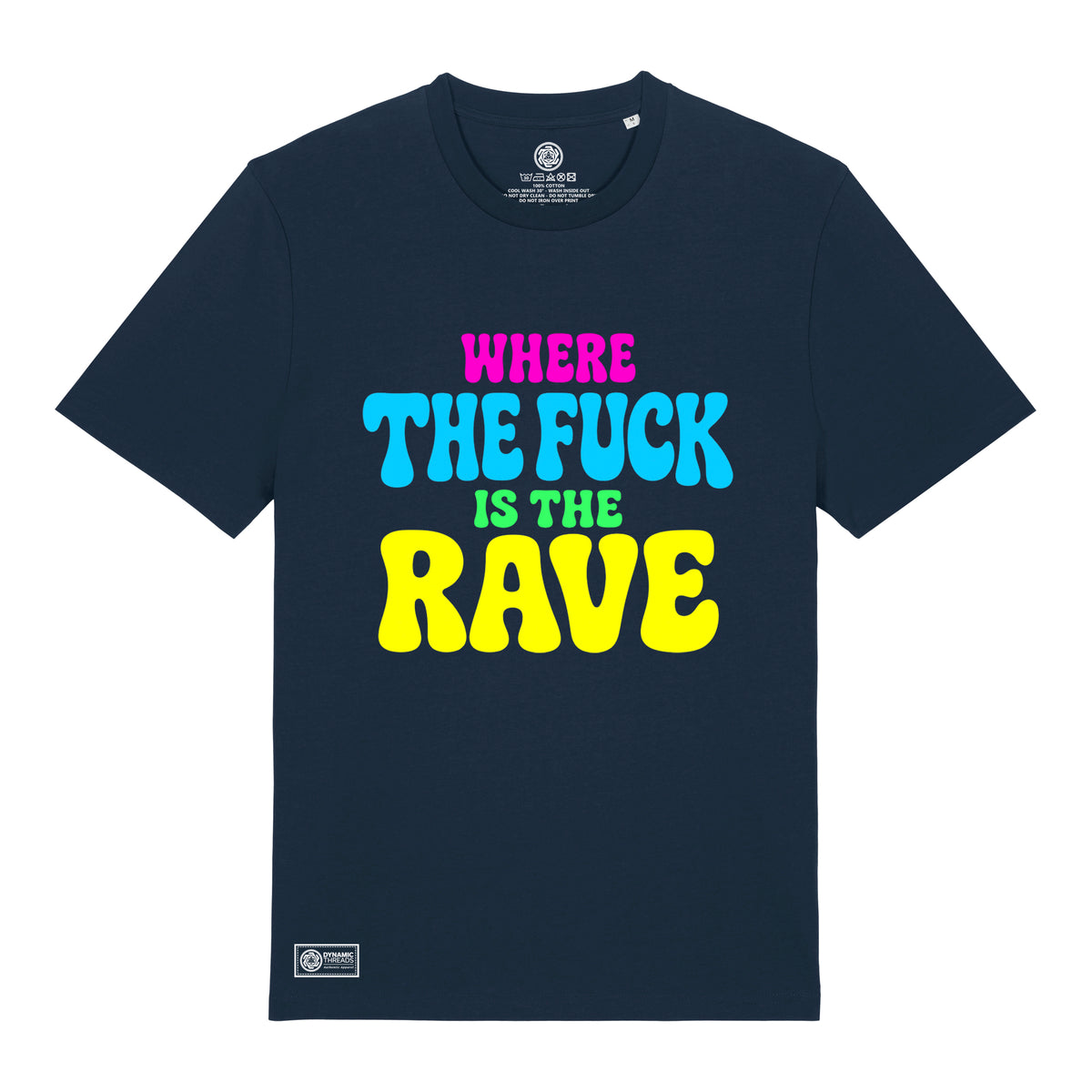 Wheres The Rave Organic T-Shirt