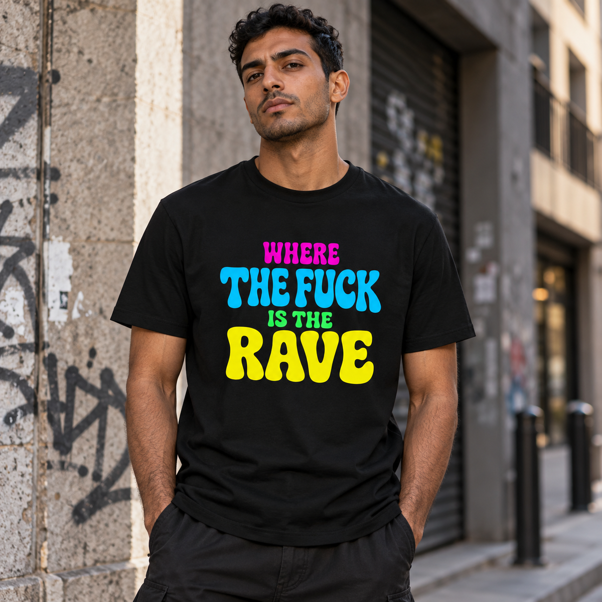 Wheres The Rave Organic T-Shirt