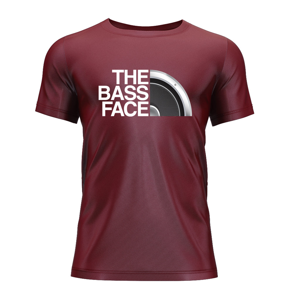 Bass Face T-Shirt (Burgundy)