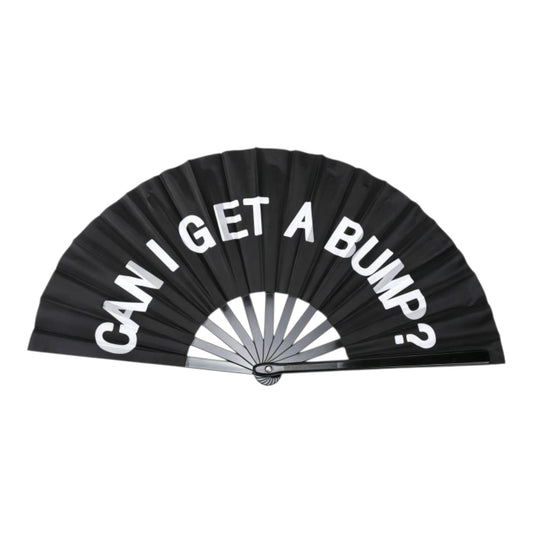13-Inch Can I Get A Bump? Hand Fan