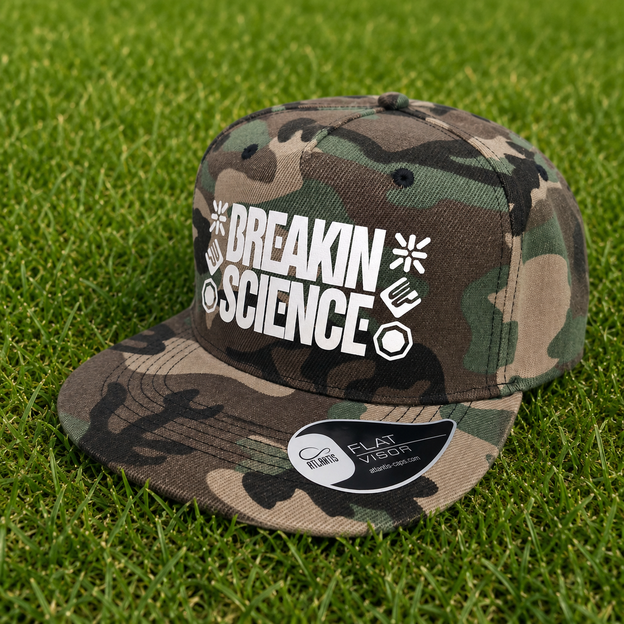 Breakin Science Snapback - Camo