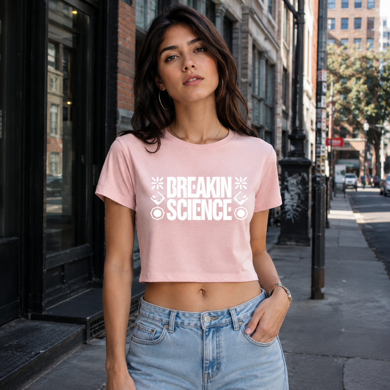Breakin Science Crop Top